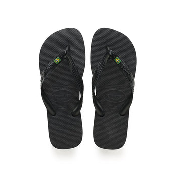 Ciabatte infradito da uomo nere Havaianas Brasil, Brand, SKU p422000476, Immagine 0